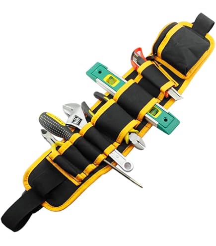 MUTUACTOR Magnetic Tool Belt Clip | Heavy-Duty Magnet Holder For Hammer, Screwdrivers | Anti-Slip Belt Clip