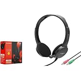 HADRON WIRED OVER-EAR HEADSET 1.2MT 3.5MM WITH MICROPHONE - COMPUTER AND PIANO
