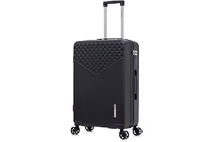 SKYLARK LUGGAGE 24" Medium Suitcase Lightweight 4 Wheel Spinner ABS Hard Shell Luggage for 15 to 20kg 66 Litre