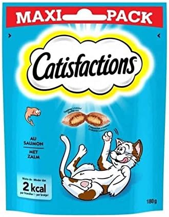 whiskas - Catisfactions Snacks para Gatos - 67 - Salmon, 180 g.