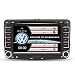 Produktbild 7 Zoll 2 Din Auto Stereo für VW Skoda Seat autoradio mit Wince System DVD Player GPS Navigation FM AM Radio Bluetooth Kamera Lenkrad Bedienung Aktualisierung der Lebensdauerkarten
