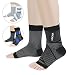 Produktbild LINCKIA Bandage Fußgelenk Set 2 in 1 Kompressionssocken Knöchel Bandage Sprunggelenk Fußgelenk Sprunggelenkbandagen Knöchelbandage für Damen Herren Fussgelenkbandage Fußgelenkstütze Fersensporn