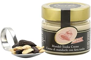 Oberhöller Mandel-Tonka Creme Aufstrich, 200 g - ohne Palmöl, gentechnikfrei, ohne Konservierungsmittel - Qualitätsprodukt Ma