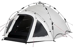 qeedo Quick Oak 3, Tienda de Camping para 3 Personas, Tienda automatica, Quick-Up-System - Dark Series