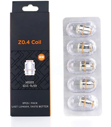 Pack de 5 Rsistances Z Series Z0.4 XM Geek'vape - Sans nicotine ni tabac :  Amazon.fr: High-Tech