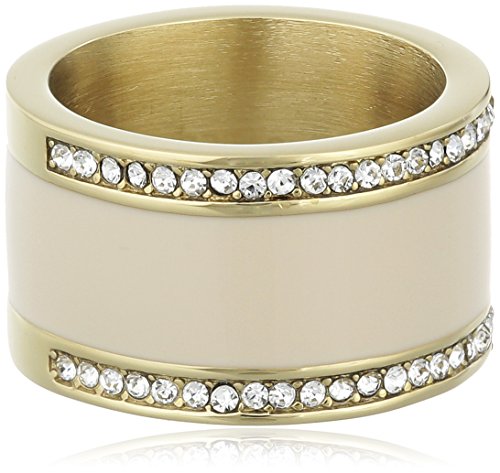 Esprit Damen-Ring Edelstahl Harz Glaskristall Classy Gr.53 (16.9) ESRG12429B170