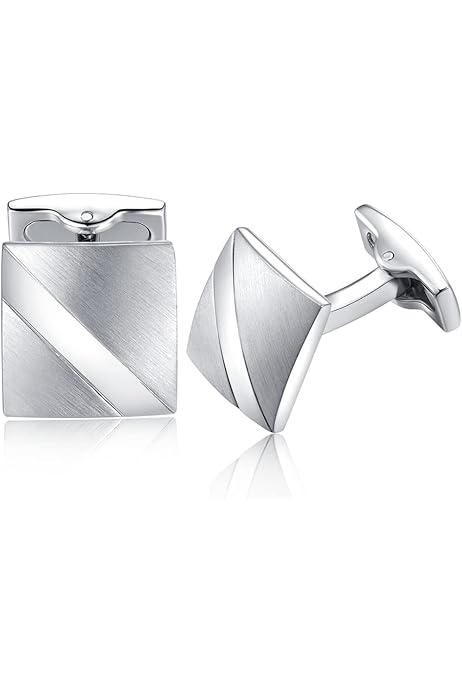 Gemelli E Fermacravatta Honey Bear Uomo - Acciaio Inossidabile Nero, Set Regalo Matrimonio - Foto 13