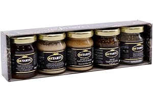 Giuliano Tartufi - Set Degustazione 5 Mini Delizie al Tartufo 65gr+45gr+45gr+50gr+50gr