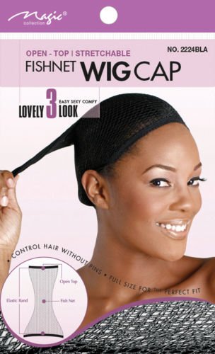 Magic Collection Open Top Fishnet Wig Cap No 2224