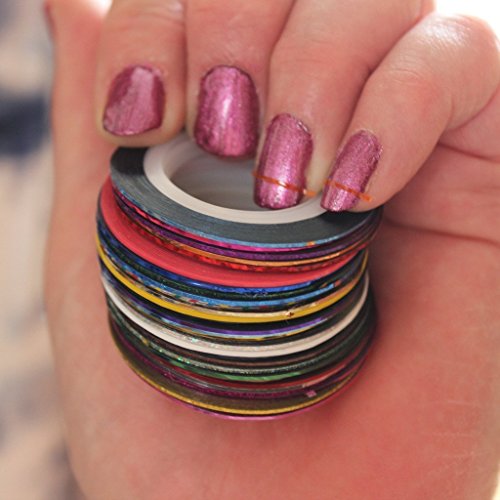 KurtzyTM 12er Set Nagellack 10ml Metallisch Glitzer Modisch Nagelkunst - 4