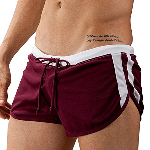 Herren Boxershorts G-Cup kurze Sport Shorts NK03 Gr. XL Kaffee