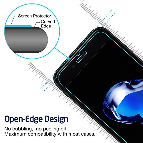 iPhone 6/6s Screen Protector,ESR Premium Tempered Glass with [3D Touch Compatible], [Bubble Free Self-Installation Kit], [Lifetime Warranty] 9H Hardness Anti-Scratch Anti-Fingerprint Anti-Oil Coating