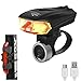 Produktbild Jasonwell Superhelle, smarte, strapazierfähige Fahrradlampe aus Aluminiumlegierung, per USB aufladbar, LED-Fahrrad-Kopflampe, GRATIS per USB aufladbares RÜCKLICHT inklusive, 400 Lumen LED-Fahrradlicht