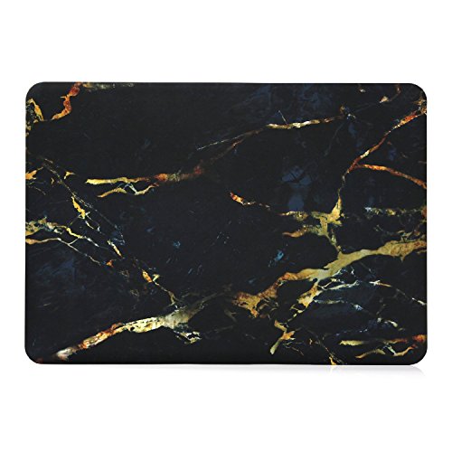 Pasonomi   MacBook Air 13 H  lle - Ultra D  nn Plastik Hartschale Case Cover Schutzabdeckung Etui f  r Apple MacBook Air 13 3   A1466   A1369   Black 