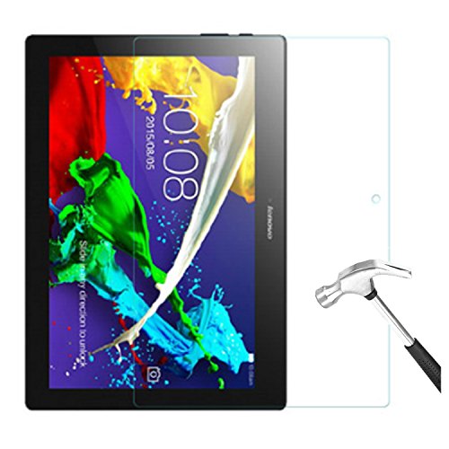 Tempered Glasfolie Schutzfolie für Lenovo Tab 2 A10-70 / A10-30 10.1 Zoll Premium Screen Folie Protector Hartglas Displayschutz Panzerfolie clear 9H