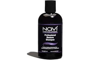NAVI HAIR SOLUTIONS Navi Professional Strength Hair Loss Shampoo for Hair Growth, DHT Blocker Shampoo for Thinning Hair with Biotin Keratin and Vitamin E, Paraben and Sulfate Free, Hair Regrowth for Men and Women, 237ml