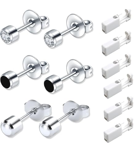 PRENKIN Monouso Auto Ear Piercing Dispositivo Di Sicurezza Strumento Health Unit Monouso Orecchio Strumento Ear Stud Pierce Kit Asepsis - Foto 3