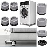 TİNEKE White goods pillar Washing Machine Furniture Anti-Vibration Anti-slip and riser 4 sets (6 cm)