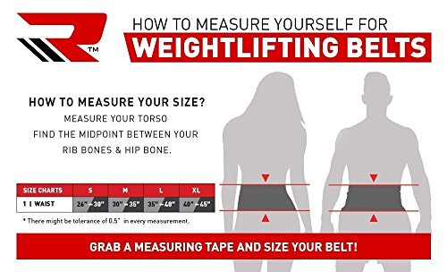 RDX Powerlifting Gewichthebergürtel Rindsleder Bodybuilding Crossfit Fitness Trainingsgürtel Gym weightlifting Belt Krafttraining - 3