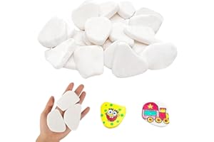 LINYIJOY 15 Stück 3-8cm Steine zum Bemalen Kieselsteine Malsteine Kies Dekosteine Naturstein Gemalter, Glatte Kieselsteine zum Bemalen Natürliche Flusssteine Strand Kiesel für Bunte Malerei Dekoration