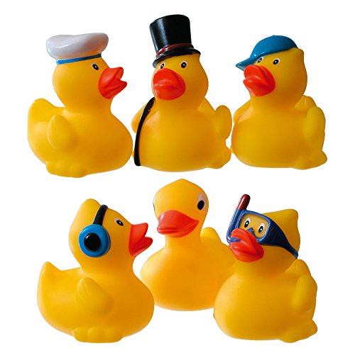 DKB Badeenten 3er Set XL Quietscheenten 7 - 10 cm