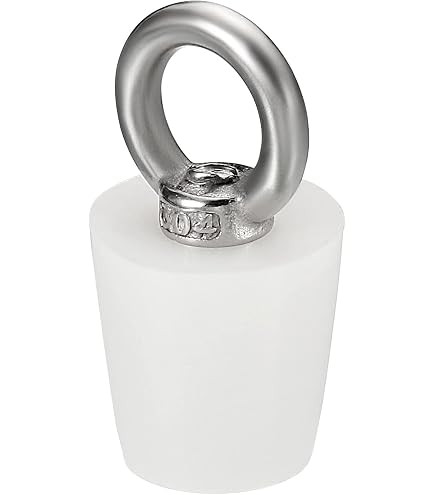 Bouchon Conique En Silicone – 3 Pièces – Pour Tubes à Essai, Tuyaux, Bonde De Baignoire – Diam. 18-25 Mm – Blanc