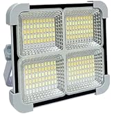 Seyyar Solar Led Projekt&ouml;r Gri Renk Cata 200w G&uuml;neş Enerjili Portatif Led Işık Taşınabilir Sokak Aydınlatması IP66