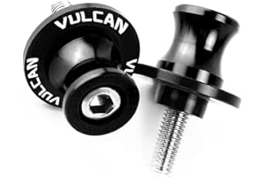 2BIRD Bobine da slider scartato da moto, M10 CNC. Viti in alluminio per Kawasaki VULCAN S 650 CC 2015-2019 Accessori (Color : Black, Size : 10mm)