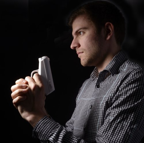 Pistolen Projektions-Wecker - 5