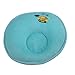 Dianoo Baby Circle Pillow - Soft 100% Pure Cotton Baby Prevent Flat Head Pillow Shaped Sleeping Support Pillow - Blue