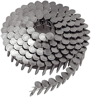 Revotool DN16/19MM/FE Roll of Roof Nails, Hot-Dip Galvanised, Wire-bound 16 Degrees, Length 19 mm (Pack of 7200)