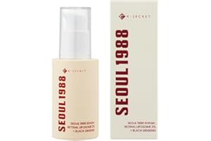 K-SECRET KSECRET SEOUL 1988 Serum : Retinal Liposome 2% + Black Ginseng, 30ml/1.01fl.oz 58% Black Ginseng Extract Retinal serum, Bakuchiol, VitaminC&3Peptides for