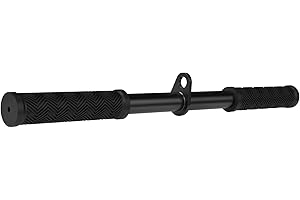 Fitarc Straight Bar Cable Attachment, Non-Slip Tricep Bar for Tricep Pull Down Attachment, Lat Pull Down Bar for Home Gym Equipment, Lat Pulldown Attachments and Cable Attachments for Gym