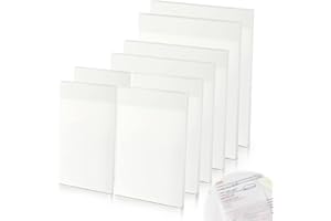 Teselife 400 Piezas Post Notes it Transparentes para Libros, Notas Adhesivas Transparentes Autoadhesivas Sticky Resistentes al Agua Escribir y Tomar Notas en Oficina Escuela Estudiantes