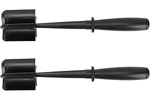 ATYHAO Odporny na Ciepło Siekacz do Mięsa z Ergonomicznym Uchwytem i 5 Ostrzami do Zacierania Mielonej Wołowiny, Hamburger z Kurczaka, materiał Nylonowy