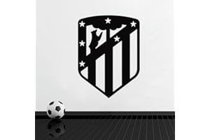 Vipol. Escudos equipos deportivos varios tamaños (AT. MADRID 60X80 negro)