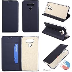 Funluna Funda LG G6, Carcasa Cartera Flip de Piel PU Libro Billetera con Función de Soporte y Ranuras de Tarjeta para LG G6