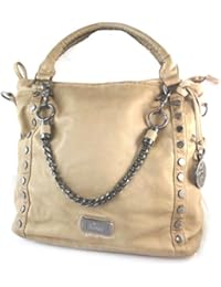 Bolsa de diseñador 'Lois Jean'amarillento de la vendimia - 41x30x15 cm.