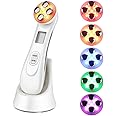 5 in 1 Radio Frequency Skin Tightening Machine, RF Ion Mesotherapy Face Massager, LED Photon Skin Rejuvenation Remover Wrinkle Care Device