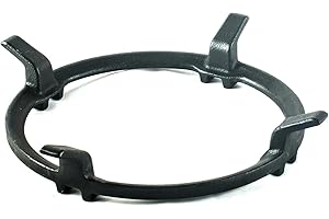 NJ THE RIGHT CHOICE Soporte universal de hierro fundido para placas de gas, perfecto para colocar y ajustar la posición de sartenes y wok Nonstick Coating