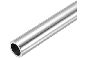 sourcing map 304 Stainless Steel Tube, 13mm ID 17mm OD 250mm Length Round Seamless Straight Steel Metal Capillary Pipe Tubing for Industry DIY Projects