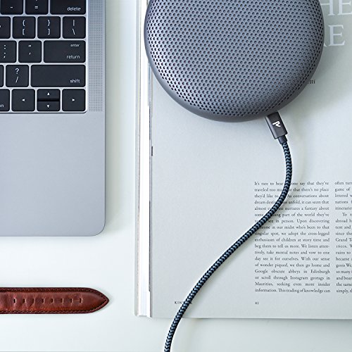 Rampow RAMPOWT01 - C  ble USB Type C    USB 3 0 - C  ble USB C Nylon Tress   en Fibre - Gris Sid  ral 1m 3 3ft  Nouvelle Version 