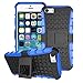 Price comparison product image iPhone 5 / 5S / SE Case, Phone 5S Cover, [Survivor] Military-Duty Case - Shockproof Impact Resistant Hybrid Heavy Duty [armor case] Dual Layer Armor Hard Plastic and Soft TPU With a Kickstand bumper Protective Cover Case for Apple iPhone 5/5S/SE [SHOCKPROOF] Cover, (BLUE)