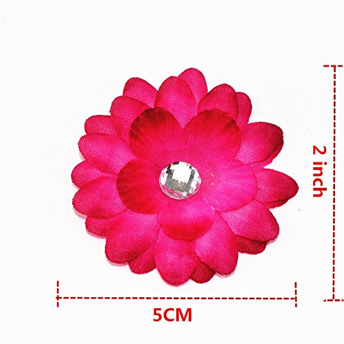 20 Stück 5,1 cm Boutique Baby Haarspange Daisy Blume Alligator Clip Baby Haar Clips für Mädchen Kinder - 5