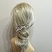 Bride Boutique Bridal Wedding Vintage Style Gold Crystal & Pearl Cluster Hair Slide Side Comb