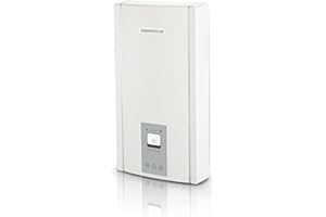 ‎THERMOFLOW Thermoflow Elex 24 kW Durchlauferhitzer 400 V druckfest | Warmwasserbereiter bis 55 °C | G 1/2“ Anschluss | 13 L/min | Durchlauferhitzer für Waschtisch, Dusche oder Badewanne