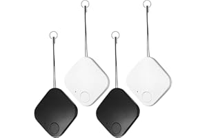 IXYHKB Localizzatore di Chiavi, 4 Pezzi Localizzatore Bluetooth, Localizzatore Trova Oggetti GPS, Localizzatore di Localizzatori GPS per Cani/Gatti, Portafogli Zaini, Localizzatore di Oggetti