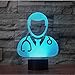 Produktbild 3D Usb Nachtlicht 7 Farbwechsel Led Arzt Modellierung Schreibtischlampe Wohnkultur Nacht Baby Schlaf Beleuchtung Kreative Geschenke 2 Bestellungen