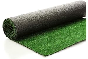 FLONATUR Moqueta Cesped Artificial 7 mm. Rollo 1x5 para Exterior e Interior, Niños y Perros. Varias medidas de rollos, 73.500 Puntadas 2.200 Dtex, vallas de jardín, cercas de piscinas