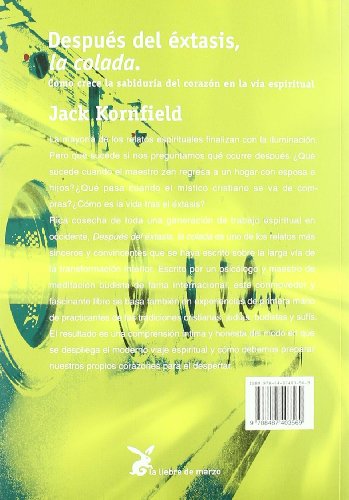 Book's Cover of Despues del extasis, la colada: como crece la sabiduria del corazon en la via espiritual